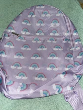 Jot Lavender Purple Rainbow Mini Backpack New With Tags