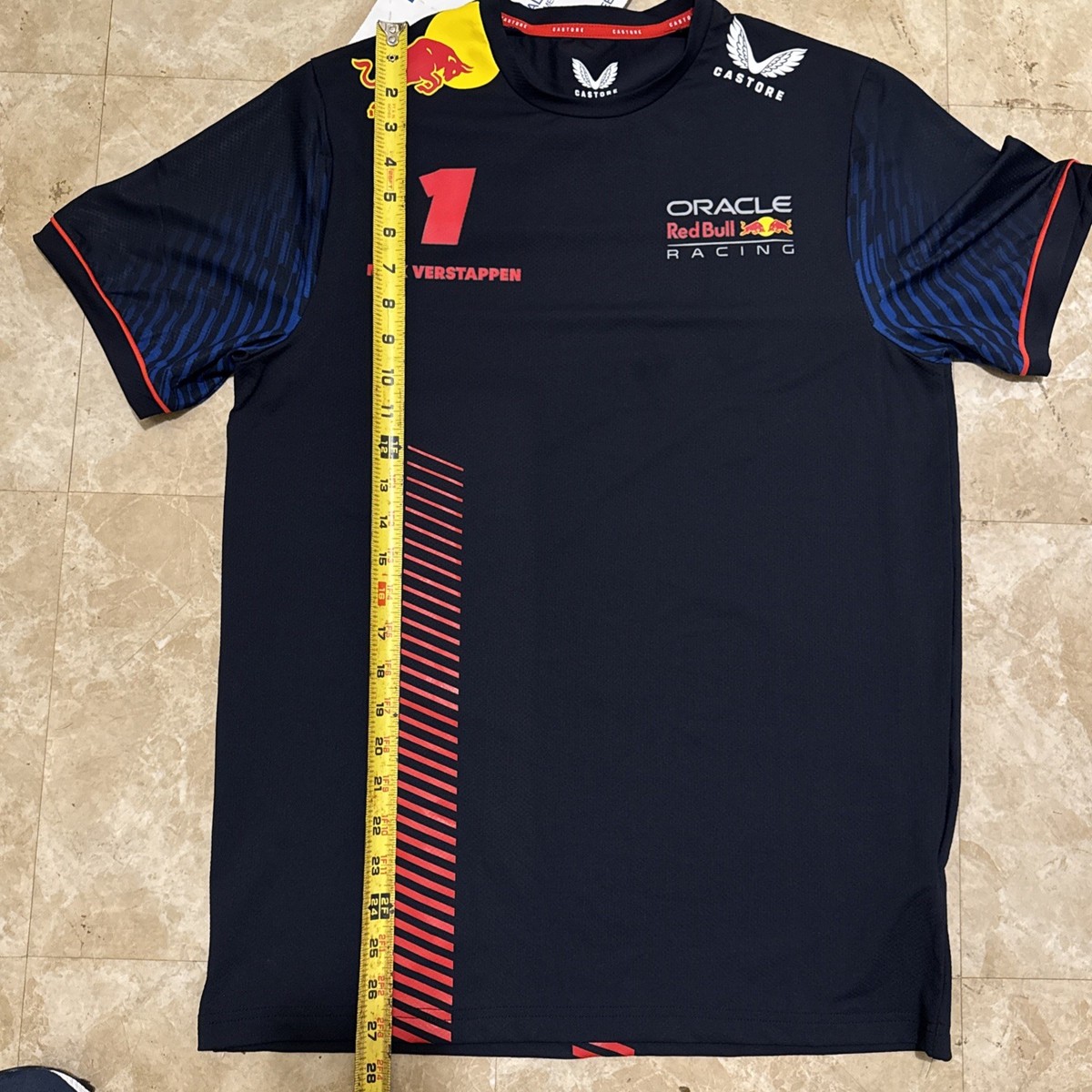 Oracle Red Bull Racing Max Verstappen MV1 Jersey Shirt Castore Med