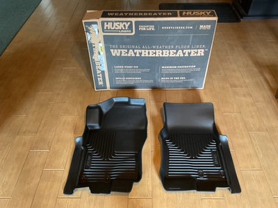 #ad Husky WeatherBeater Front Floor Liners 2pc Fit 2022 2026 Nissan Frontier Black $65.00
