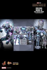 Hot Toys MMS855D79 Ironman Iron Man 2 Mark IV 4 (Haze Fractal Armor) New