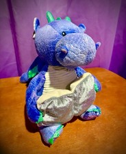 Cuddle Barn Duncan The Storytelling Dragon Talking Plush-5 Fairy Tales VIDEO 