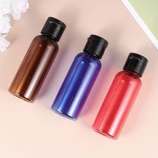 10 Pcs 50 ml Refillable Bottles for Travel Cosmetic Subpackaging Liquid Storage