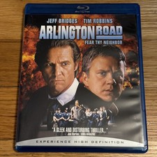 Arlington Road Bluray Disc Rare OOP Jeff Bridges Tim Robbins Movie
