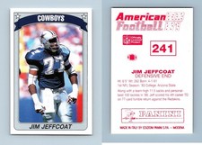 Jim Jeffcoat - Cowboys #241 American Football 1990-91 Panini Sticker
