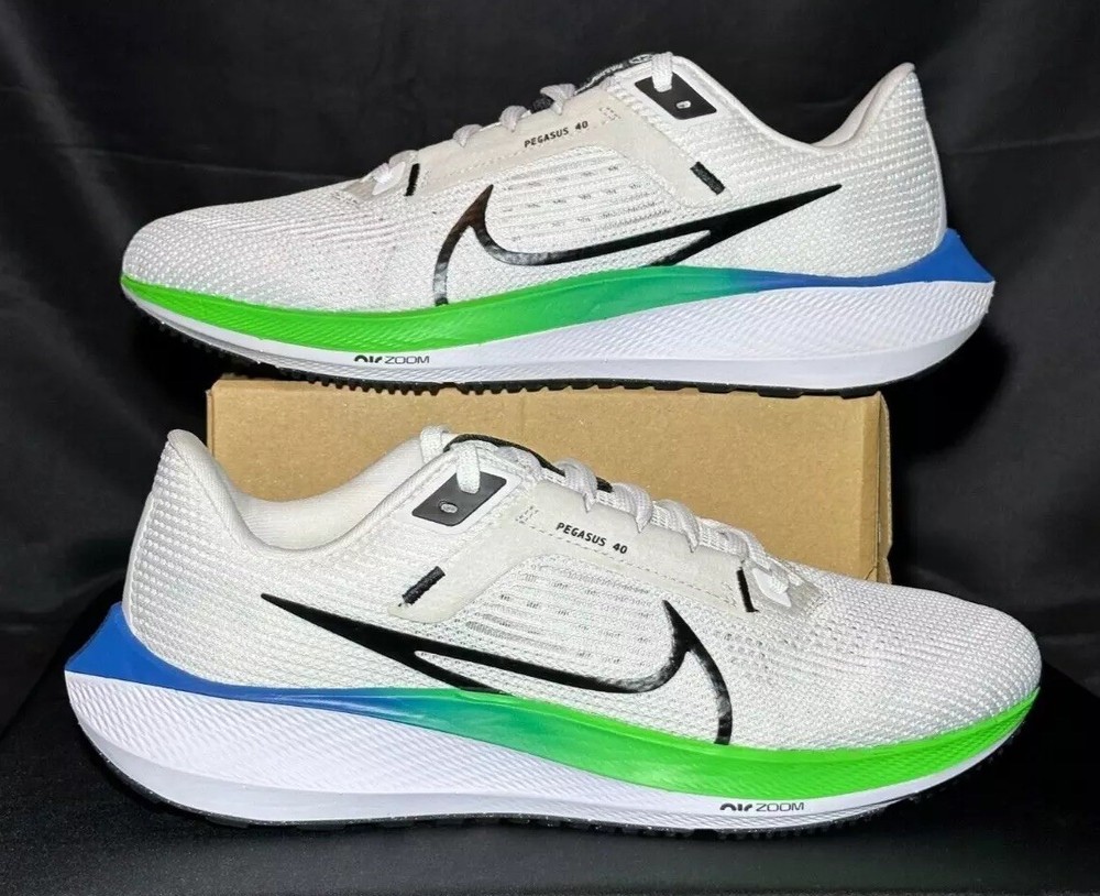 Nike air zoom pegasus 40 platinum tint green strike size 9M 10.5W 0008
