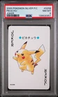 2000 POKEMON SILVER VERSION PLAYING CARDS JOKER  #025B PIKACHU PSA 8