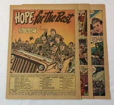 1947 six page cartoon story ~ BOB HOPE in WWII