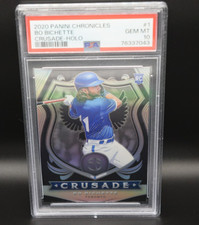 Bo Bichette #1 - 2020 Panini Chronicles Crusade Holo Rookie - PSA 10 GEM MT