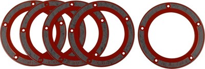 James Derby Cover Gaskets Paper 5-Pack #JGI-25416-06-X Harley Davidson