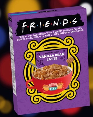 3 Pack- F.R.I.E.N.D.S   The One With The Vanilla Bean Latte Cereal 15.9 oz 