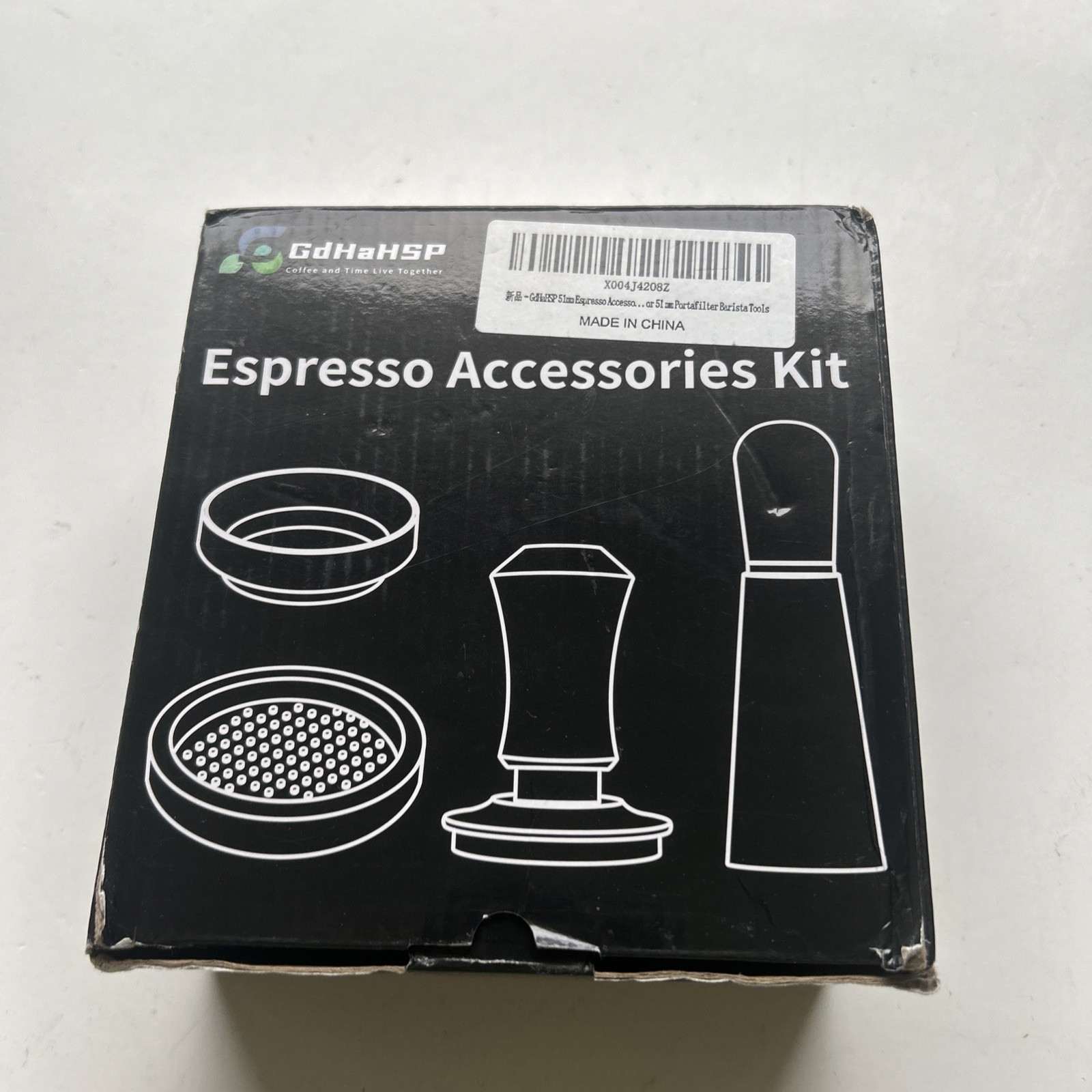 51mm Espresso Accessories Kit,Spring Loaded Calibrated Espresso Tamper