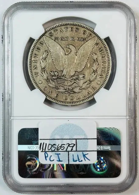 Dólar de plata Morgan 1896 S NGC VF-25 Foto 2 de 2
