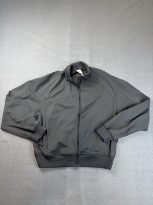 Lululemon Womens Wunder Train Track Jacket TWill Size 8 Graphite Grey