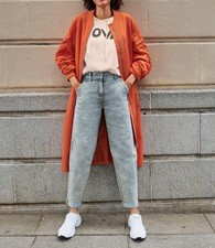 Damen Kurzmantel Sommerjacke Blouson Jacke orange Gr. 48 NEU