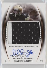 2014 Leaf Trinity Patch Auto Bronze Paul Richardson #DP-PR1 Patch Auto 0af