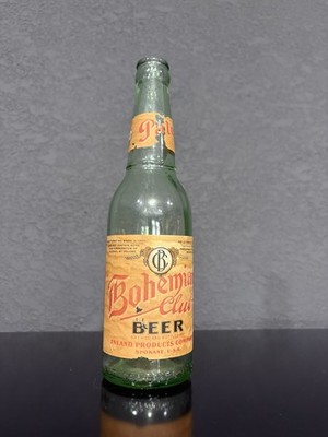 Beer Bohemian Club Pale Bottle 11ox Spokane Wa Aqua Glass Irtp U Permit inland