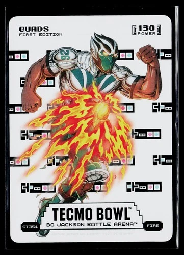 Bo Jackson Battle Arena Tecmo Bowl #130 Quads Sore Thumbs Fire