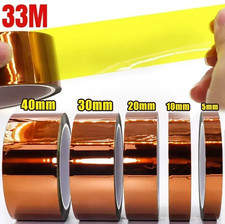 1pc 5-40mm Kapton Polyimide Heat Resistant Ta...