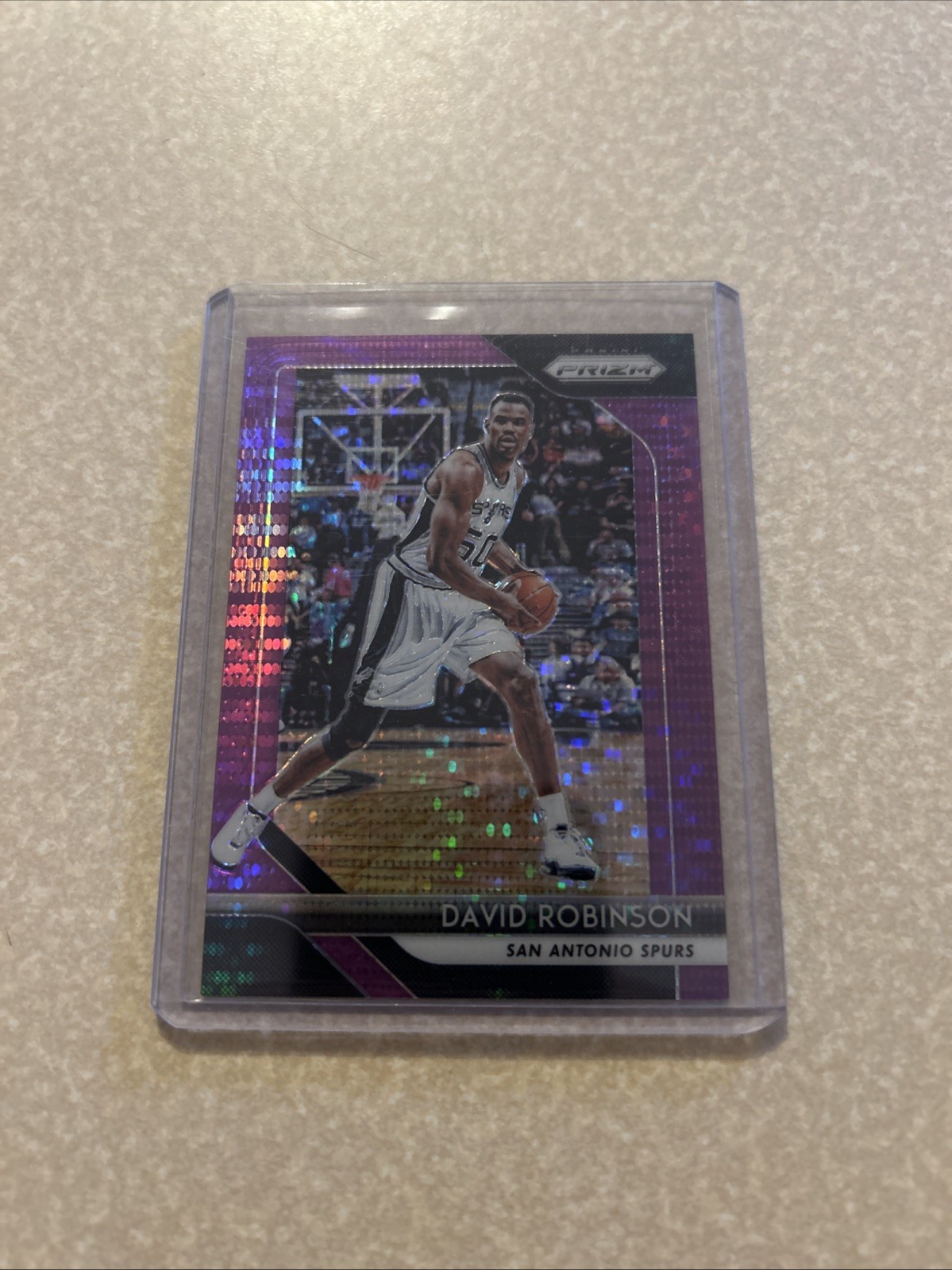 2018-19 Panini Prizm Purple Pulsar #195 David Robinson /35 Very Nice SSP
