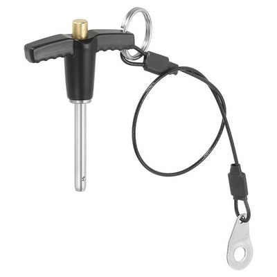 T Handle Lock Pins 3/16 x 1.18 Inch Push Button Quick Release Pin with Wire