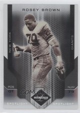 2007 Leaf Limited Spotlight Silver 4/20 Rosey Brown #183 HOF 0b5