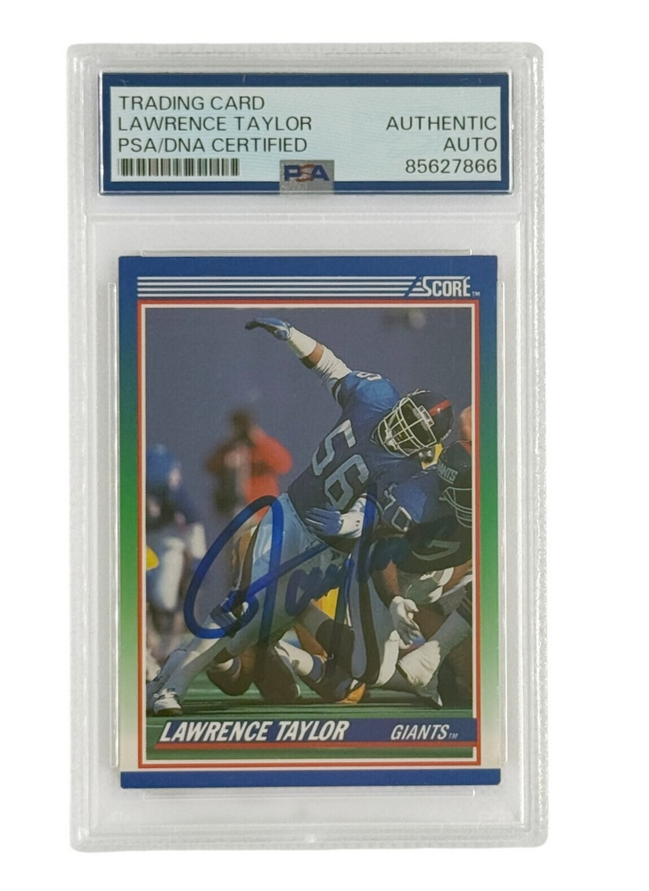Lawrence Taylor Autographed Signed 1990 Score #50 PSA Authenticated 