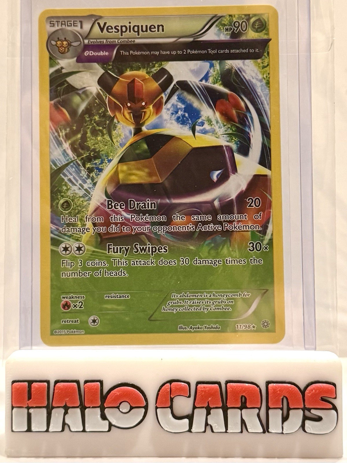 PACK FRESH Pokemon XY - Ancient Origins 11/98 Vespiquen J