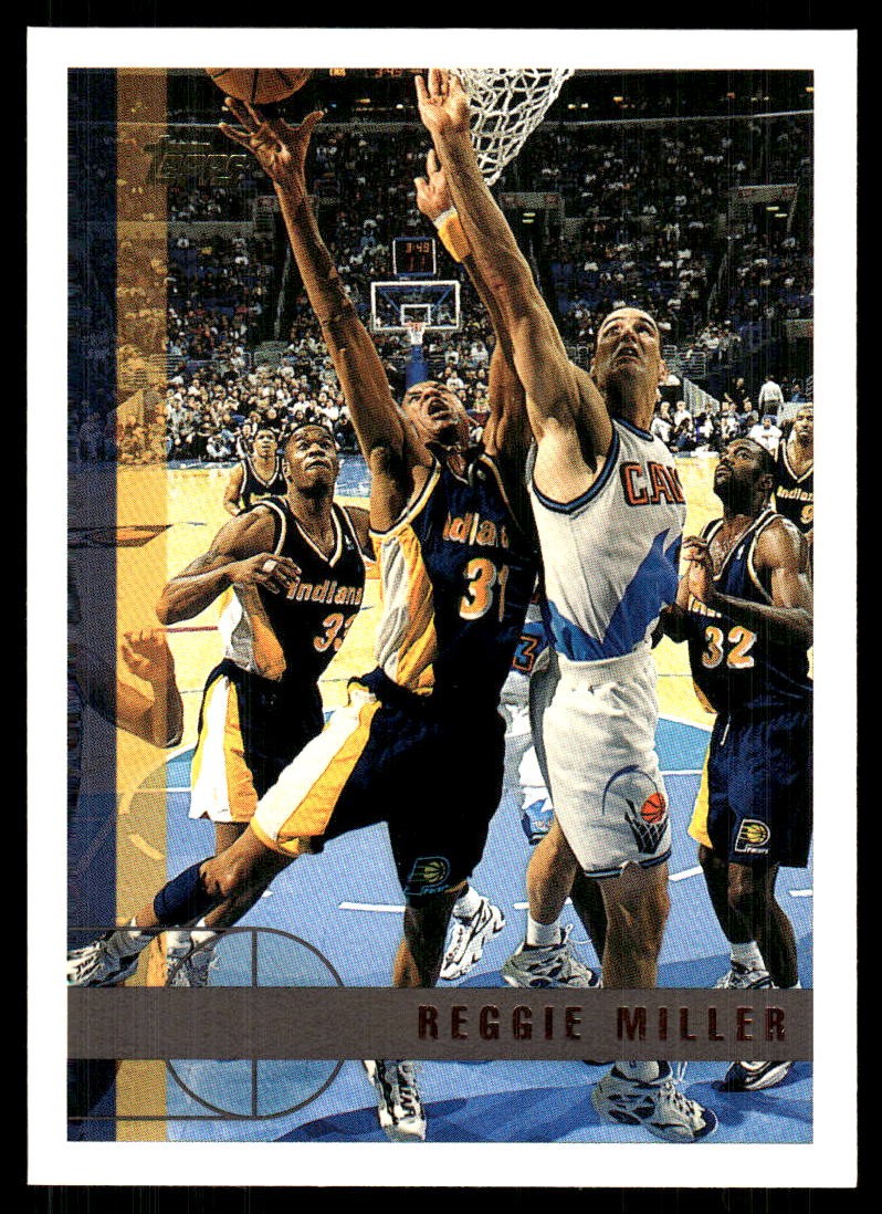 Reggie Miller 1997-98 Topps #24 Pacers FREE SHIPPING StackedPacks