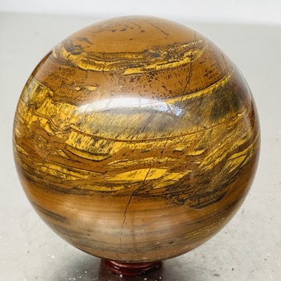 2400g Natural Tiger Eye stone ball quartz crystal ball Reiki healing