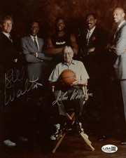 John Wooden And Bill Walton Signed 8x10 Photo JSA AUTHENTIC AUTOGRAPH UCLA AUTO