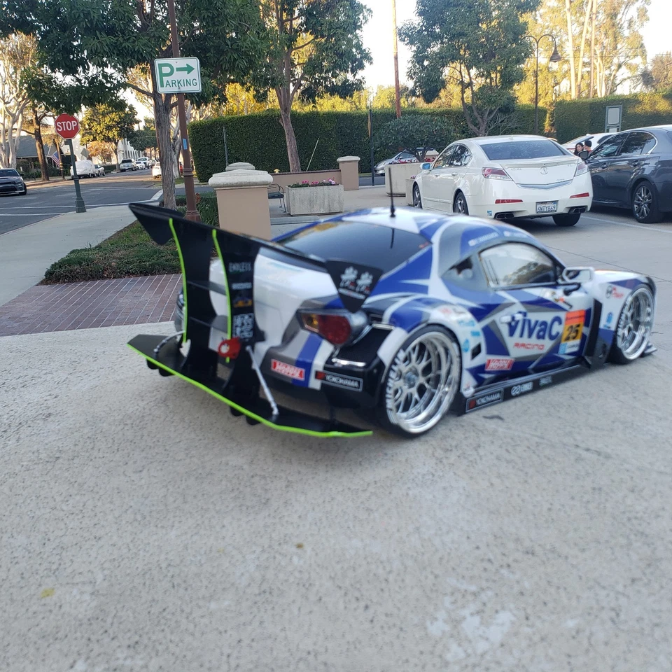 Pintura personalizada 1/10 GR86 JDM 4Tec-2 drift HPI RDS DC10 YD2 MST TT02 solo cuerpo Foto 4 de 4