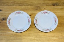 Lot 2 Assiettes à Dessert Porcelaine de Bavière avec liseré or Winterling Röslau