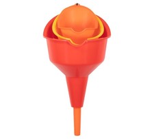 3Pcs Automotive Funnel Set for Oil, Transmission Fluids, Antifreeze