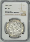 1883-S  NGC  AU50  Morgan Dollar  *  Tough Date  *  #4837825-045