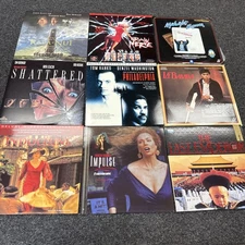 Laserdiscs Lot of 9 Movies see photos for titles LD