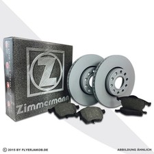 Original Zimmermann Bremsen Set 2 Bremsscheiben + 4 Bremsbeläge vorne 