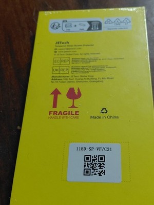 JETech Tempered Glass Screen Protector Ultra Clear 9H Hardness Scratch Resistant