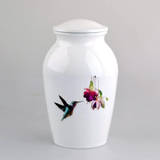 Hummingbird Large Urns for Human Ashes Adult Male,Affordable Cremation Urn for C