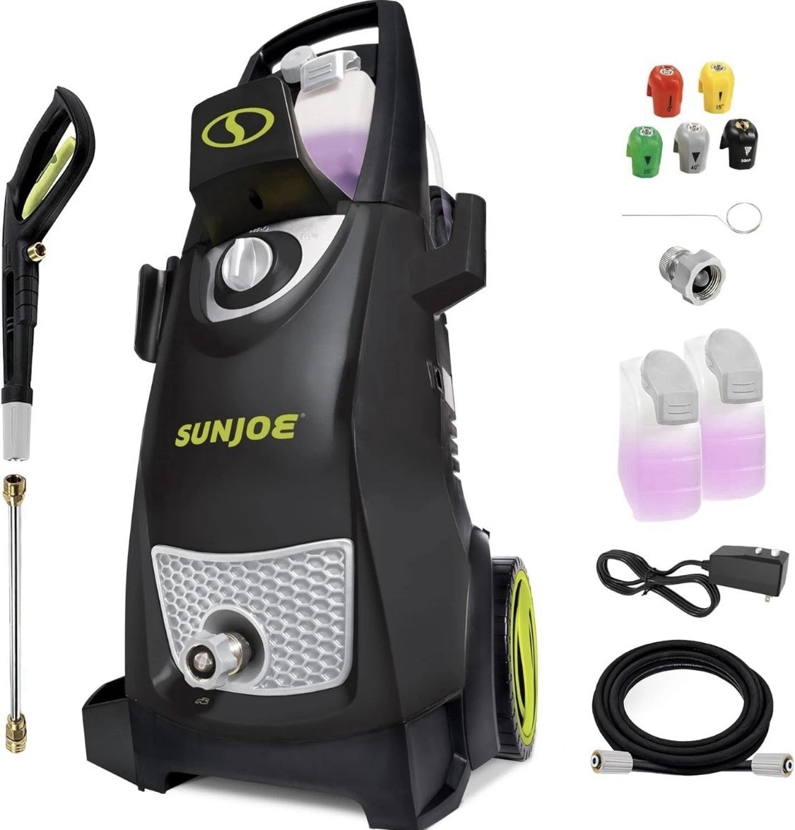 Sun Joe SPX3000 Electric Wheel-Mounted Pressure Washer 2030 PSI 1.2 GPM