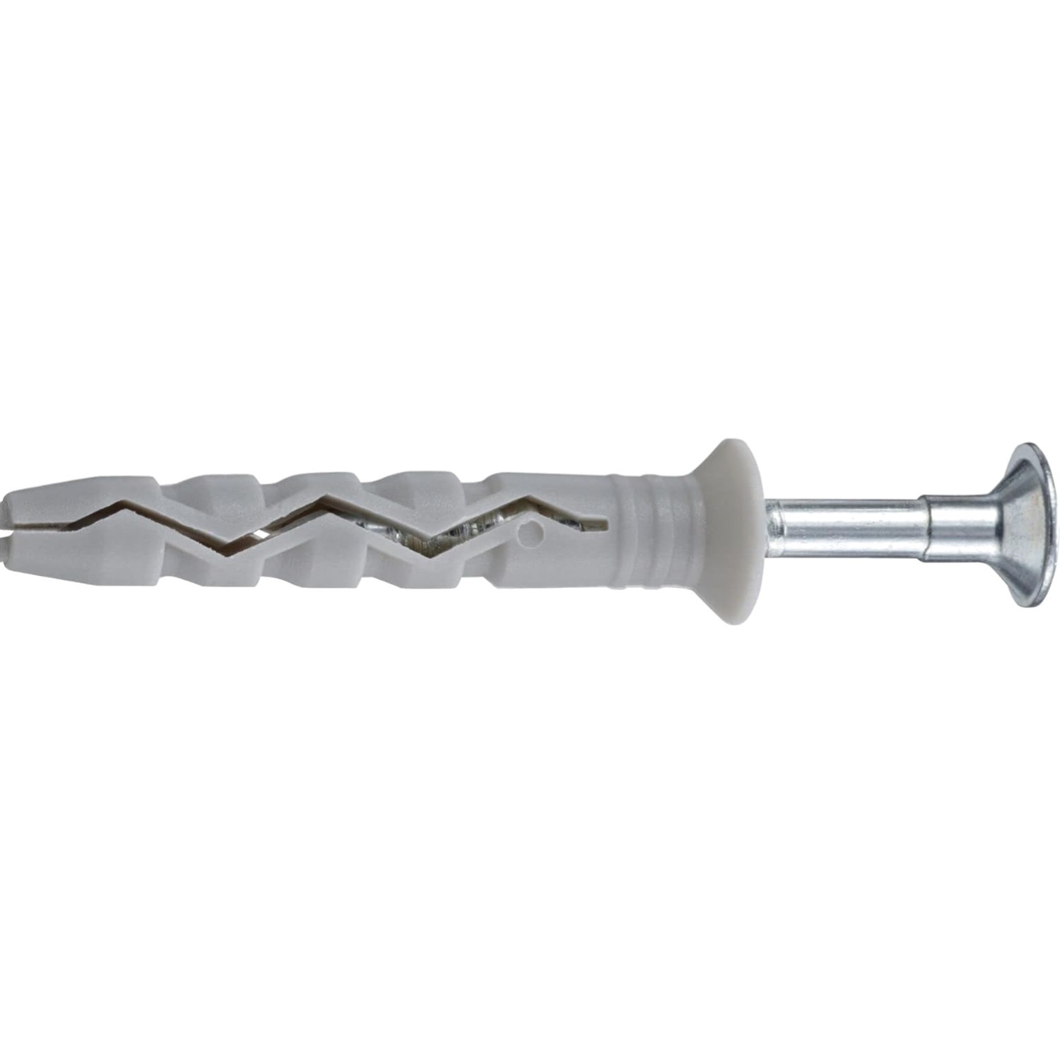 Cheville à frapper pour fixer des tasseaux en bois et rails de placo 6x40mm