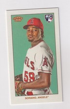 2024 Topps 206 Mini PIEDMONT BACK JOSE SORIANO RC Rookie Los Angeles Angels