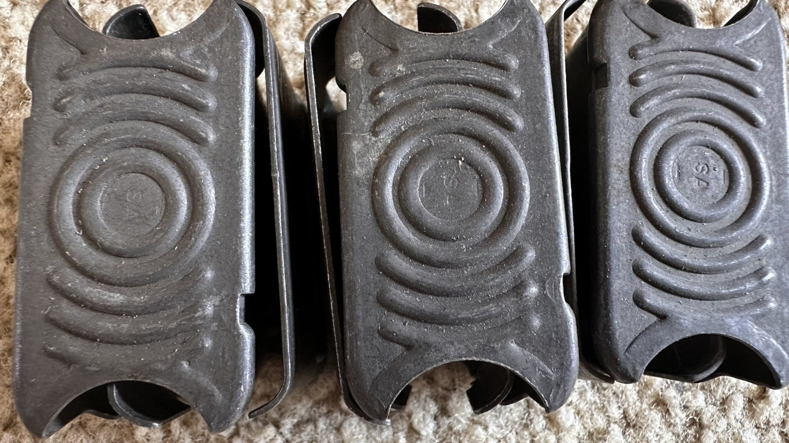 6 EACH NEW M1 Garand 8 round Clips USGI WWII SA Double Dash Springfield Armory