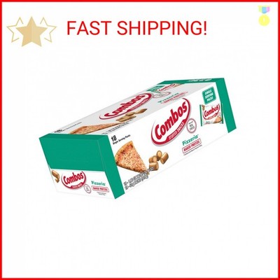 COMBOS Pizzeria Snacks - Pizza and Pretzels Snack Bags 1.8 Ounce, Pack of 18, Ba