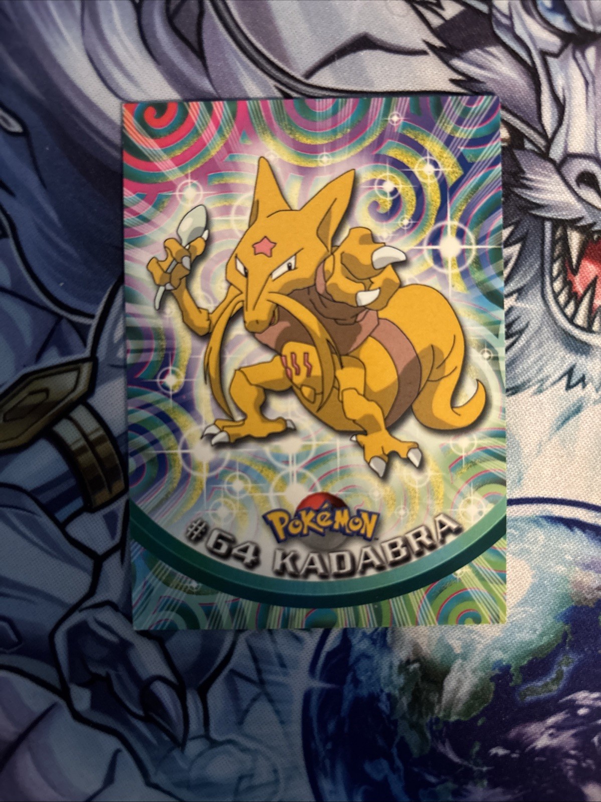 (VP) Kadabra #64 1999 Topps Pokemon TV Animation Edition Series 1 Blue Logo LP