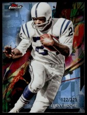 2024 Finest #4 Lenny Moore SN Sky Blue Refractor #/325 Baltimore Colts NM+