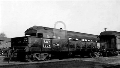 Akron, Canton & Youngstown, Car 1478 on November 23, 1947 5 x 7 Photo