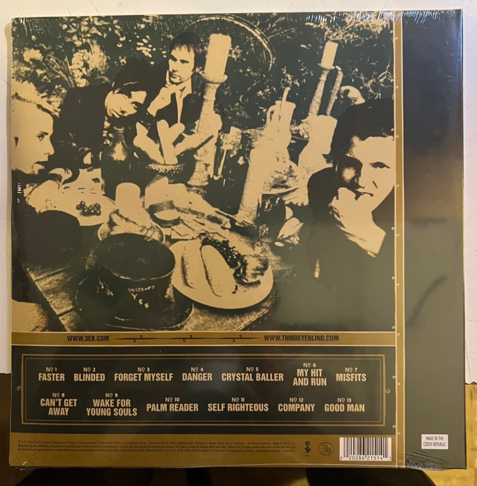 Third Eye Blind - Out of the Vein - Army Green Vinyl - 2023 - Image 3 of 3