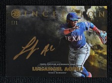 2021 Bowman Inception Gold Rainbow Foil 1/1 Luisangel Acuna Acuña Auto 1s4s