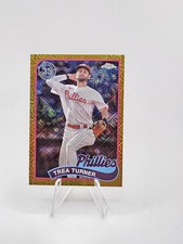2024 Topps Chrome Trea Turner T89C-64 /50 GOLD Refractor Phillies
