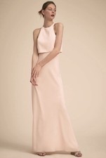New Jill Jill Stuart Iva Crepe Maxi dress size 4 MSRP: $298 BHLDN